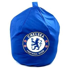 Chelsea Blue Crest Bean Bag with Beans EXTRA LARGE