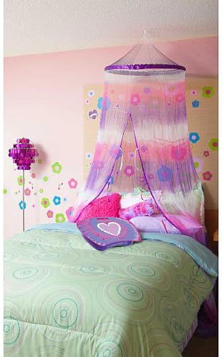 Three Cheers Purple/White/Fuchsia Tie Dye Canopy