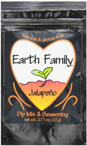 Earth Family Dip Mix Case, Jalapeno, 0.77oz 24 Count