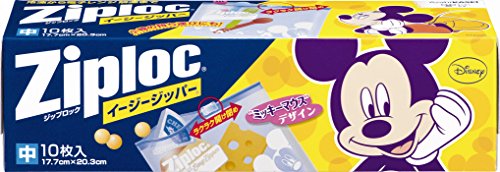 ジップロック イージージッパー 中10枚入 ミッキーマウス 2015