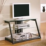 IMAGE OF TV Stands Contemporary Metal and Glass Media Console by Coaster