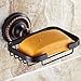 Rozinsanitary Elegant Oil Rubbed Bronze Soap Dish Holder Wall Mount Bath Soap Storage Basket