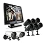 Defender SENTINEL10EX 19-Inch LCD Ultra Slim Web Ready 8 Channel DVR with 6 Indoor/Outdoor Hi-Resolution Cameras and 2 Long Range Cameras