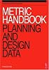 Metric Handbook, Third Edition