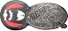Emily the Strange Beware Kitty Gray Metal Belt Buckle