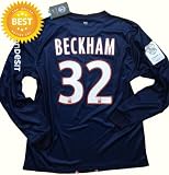 LS David Beckham #32 PSG Paris Saint Germain Home Soccer Jersey Shirt 2012-13 (L)