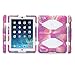 TRAVELLOR New Hot Item Ipad 2/3/4 Case Silicone Plastic Dual Protective Back Cover Kid Proof Extreme Duty Case Standing Case for Ipad,ipad 4,ipad 3,ipad 2 Rainproof Sandproof Dirtproof Shockproof- Multiple Color Options (PINK CAMO/WHITE)
