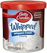 Betty Crocker Whipped Frosting, Whipped Cream, 12-Ounce Containers (Pack of 8)