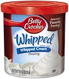 Betty Crocker Whipped Frosting, Whipped Cream, 12-Ounce Containers (Pack of 8)