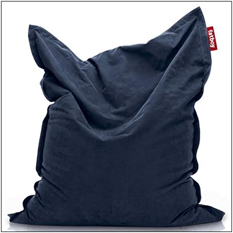 Fatboy The Original Stonewashed Bean Bag Lounger by Fatboy USA, color = Blue