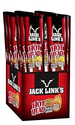 Jack Links Pickled Sausage, Hot Head, 1.7-Ounce Packages (Pack of 30)
