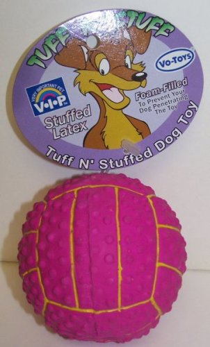 Vo-Toys Latex Volleyball 3in Dog Toy