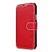 E LV Case for Galaxy S6 Active - Slim Case Cover PU Leather Flip Folio Wallet Case Cover for Samsung Galaxy S6 Active - RED/Black