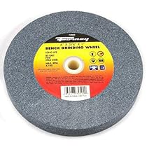 Forney 72402 Bench Grinding Wheel, Vitrified with 1-Inch Arbor, 80-Grit, 6-Inch-by-3/4-Inch
