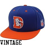 Denver Broncos Mitchell & Ness Throwback Vintage Blue Snap back Hat