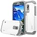 Samsung Galaxy S5 Active Case, RANZ Grey with White Hard Impact Dual Layer Shockproof Bumper Case For Samsung Galaxy S5 Active (G870A) ONLY