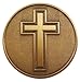 Christian Coin Cross Coin Collectible Gifts Religious Keepsakes for Men Women by EC