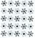 Jolee's Boutique Snowflake Dimensional Stickers