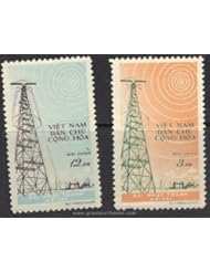 Vietnam Stamps - 1959, Sc 100-1, Me tri Radio Station -  MNH, F-VF
