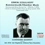 Erwin Schulhoff: Chamber Music (String Quartets Nos. 1 & 2 / 5 Pieces for String Quartet / Sextet) - Sch�nberg Quartett / Jan Erik van Regteren / Taco Kooistra