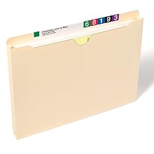 Smead Jacket, Letter, Straight, 1-Inch Expansion, Manila, 50 per Box (75439)