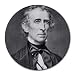 President John Tyler round mouse pad