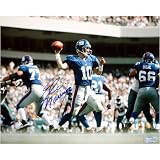 Eli Manning New York Giants - Passing vs. Eagles - Autographed 16x20 Photograph