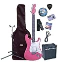 Encore EBP-KC3PK Pink Electric Guitar Outfit