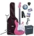 Encore EBP-KC3PK Pink Electric Guitar Outfit