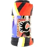 Calgary Flames Fleece Blanket (Measures Approx. 50" x 60")