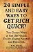 24 Simple and Easy Ways to Get Rich Quick!