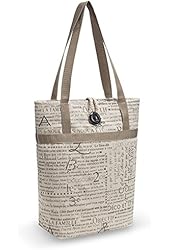 Kuzy - Gazeta Old Vintage Travel Tote Bag Cotton Handmade 16-inch for MacBook and Laptop, Book Bags - Vintage