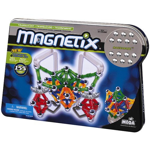 Childrens Toyshop  Toys : Magnetix 155CT Tin Asst. by Mega Brands