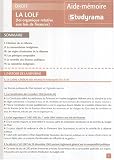 La LOLF (loi organique relative aux lois de finances)