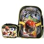 Power Rangers Backpack with Lunch Bag - Black, Red and Blue Rangers Large Backpack