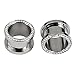 Surgical Steel 316l with Clear Cz Stones Screw Fit Gauges/plugs/tunnels Nickle Free (1 Pair) Different Sizes Available( A/3/3/20)