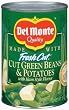 Del Monte Cut Green Beans & Potatoes with Ham Flavor, 15 oz (Pack of 12)