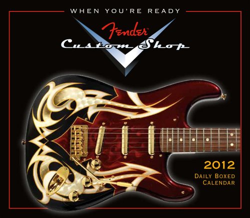 SELLERS PUBLISHING Fender Custom Shop Guitar 2012 Boxed Daily Calendar