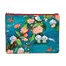 Blue Q Recycled Zipper Pouch - Spring Night