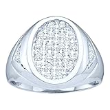 10K Yellow/White Gold 1/4 ct. Diamond Men's Ring