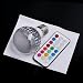 Tomorrowtop RGB Farbwechsel LED-Lampen bunte Led Leuchtmittel Strahler Glühbirne birne Lampe E27 Farbe dimmbar inklusive Infrarot-Ferbedienung
