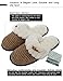 VONMAY Women's Elegant Knitted Cozy Plush Fleece Lined Slip On Indoor House Slippers (7-8 B(M) US, Camel)