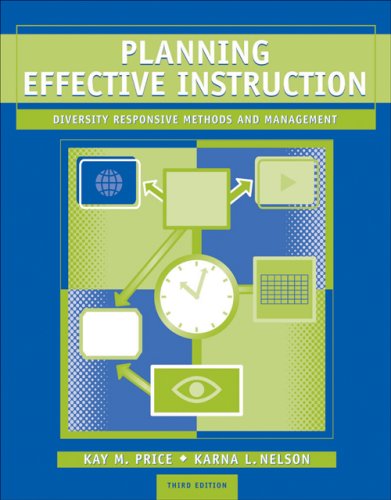 Books: Planning Effective Instruction. Diversity Responsive Methods and Management