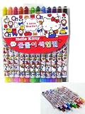 New Hello Kitty Twistables Crayons Classic 12 Colors & stickers