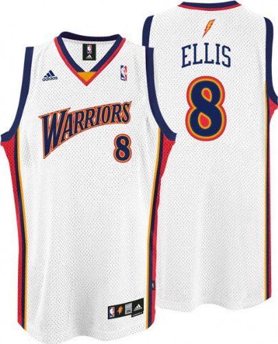 Monta Ellis Jersey: adidas White Swingman #8 Golden State Warriors Jersey
