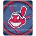 Cleveland Indians Light Weight Fleece MLB Blanket (Flashball Series) (50x60)
