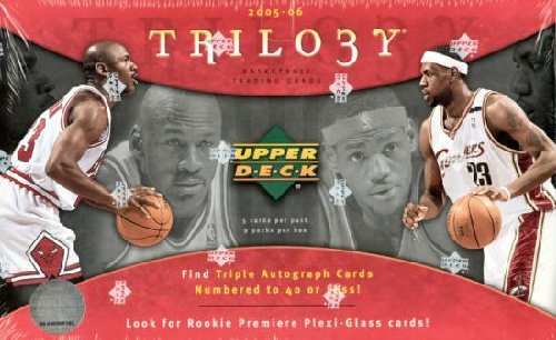 2005 06 Upper Deck Trilogy Basketball Unopened Hobby Box