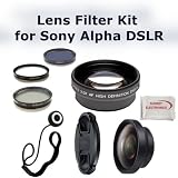 Digital Accessory Kit For Sony Alpha A580, A560, A700, A900 Digital SLR Cameras