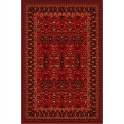 Home Dynamix Monaco 2237-200 Red 5-Feet 2-Inch by 7-Feet 6-Inch Traditional Area Rug