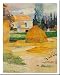 Ferme a Arles by Paul Gauguin Fine Art Print / Poster 9.50 x 12.00 in.